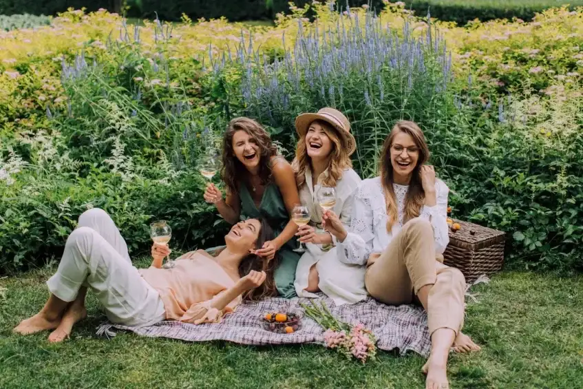 branded picnic blanket